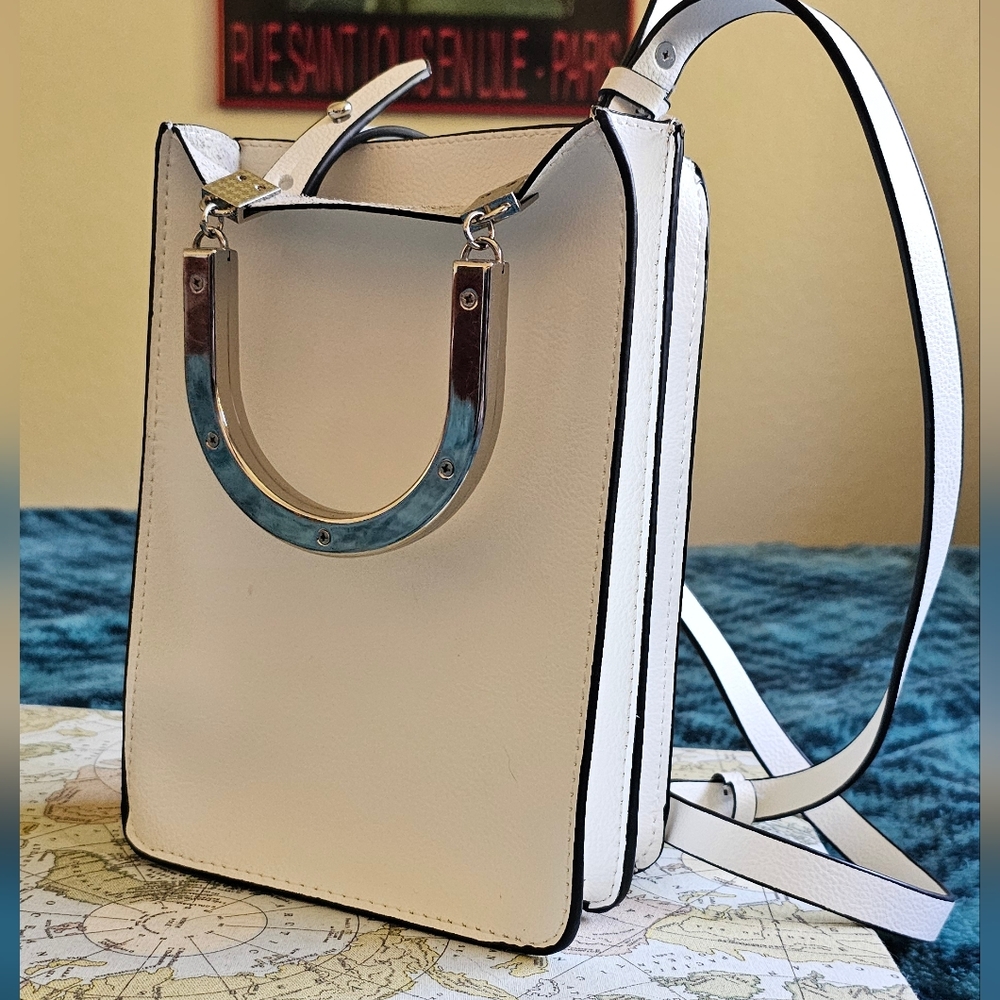 Zara white crossbody bag